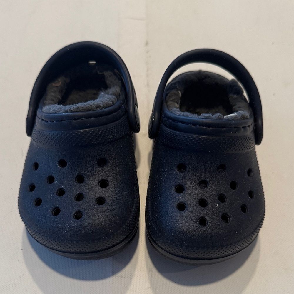 CROCS Kids Dark Blue Slippers